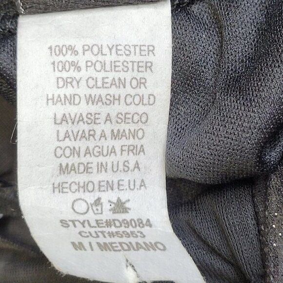 Black Evening Dress Gown- Size M - New! - Picture 11 of 15